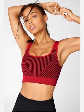 Fabletics red sports bra
